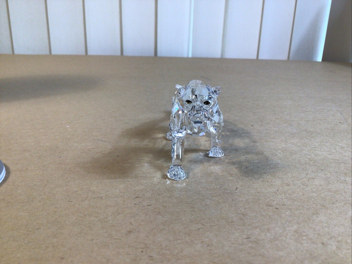 Swarovski Crystal Leopard W/ Box Retired. #217093 A 7610 NR 000