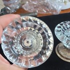 Royal Crest Cut Crystal Silverplate Candle Holder Set, 2 Holders, Boxed — photo 8