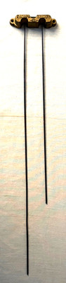 3 weight Vienna regulator gong assembly only @ 1910 Original Gustav Becker