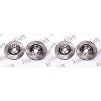 2X Kraft Bremsscheiben 285Mm BelÜFtet Vorne Passend FüR CitroËN C8 Jumpy Fiat SC