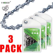 3 14" Chainsaw Chain For Husqvarna 135 235 338 For Oregon 90PX052E 3/8LP 1.3 52