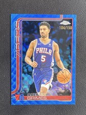 Quentin Grimes 2025-26 Topps Chrome Blue Wave Refractor Base /150 #197