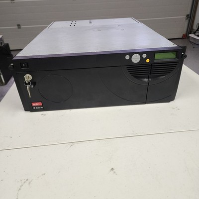 ADIC Scalar 24 SC24 SDLT Tape Library Autoloader + Magazines Tapes Untested