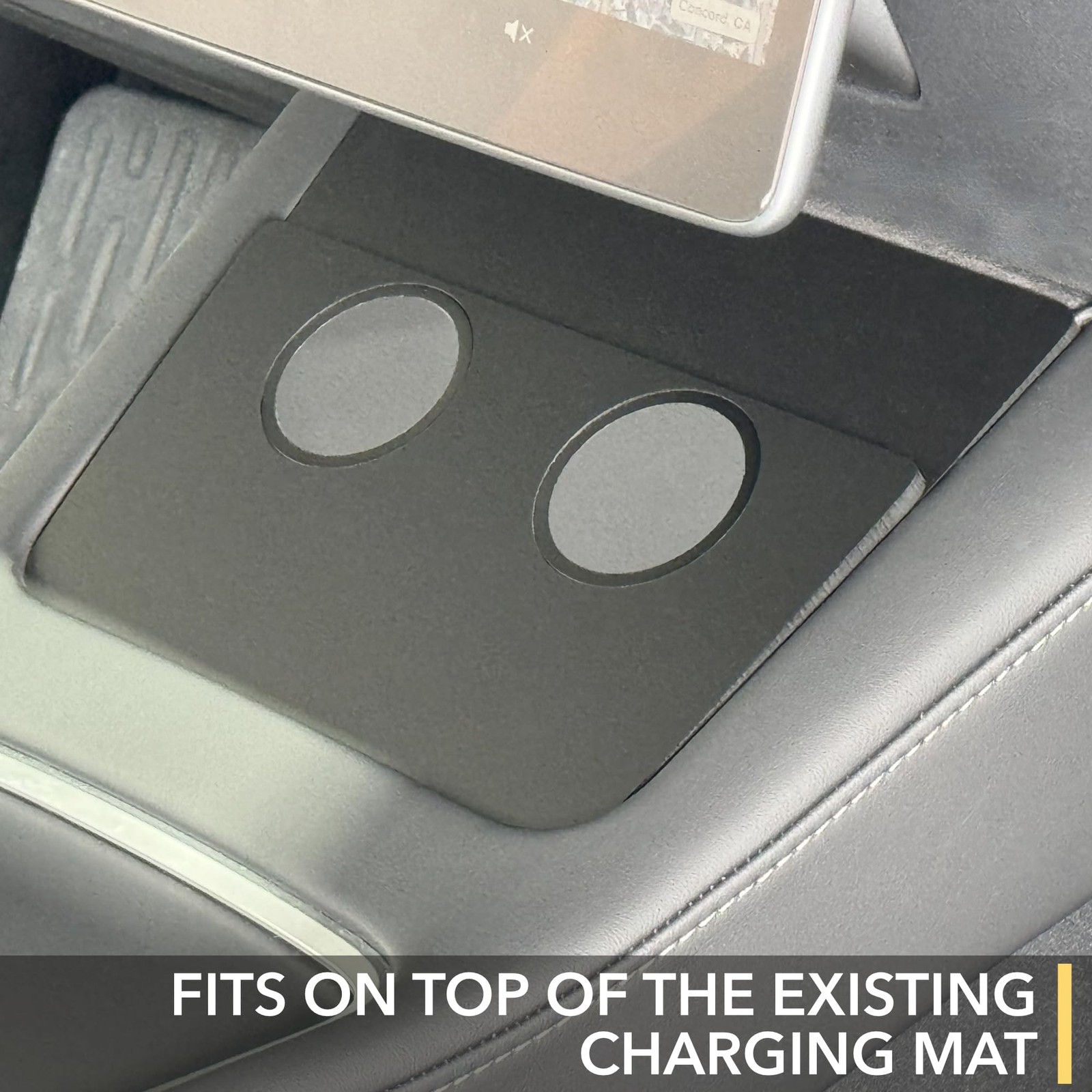 TWRAPS Dual Wireless Phone Charger for Tesla Model Y 2021-2024 & Model 3 2021...