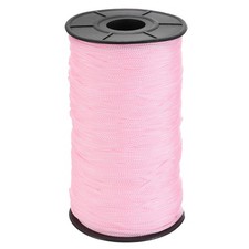 Polyester Macrame Cord 3mm x 131 Yards Crochet Braided Rope Yarn Pink