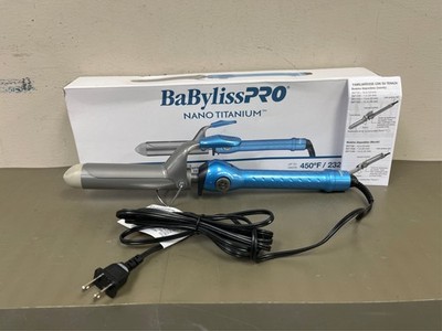 Babyliss Pro BABNT125S Professional Nano Titanium Spring Curling Iron, 1 1/4 - U