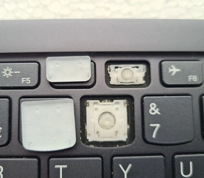 Lenovo Yoga Slim 7-14IHU5 7-14IIL05 Laptop UK Tastatur nur eine Taste GRAU TYP 1