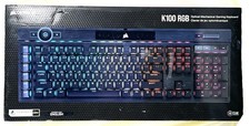 Corsair K100 RGB Optical-Mechanical Gaming Keyboard OPX Switches, No Palm Rest