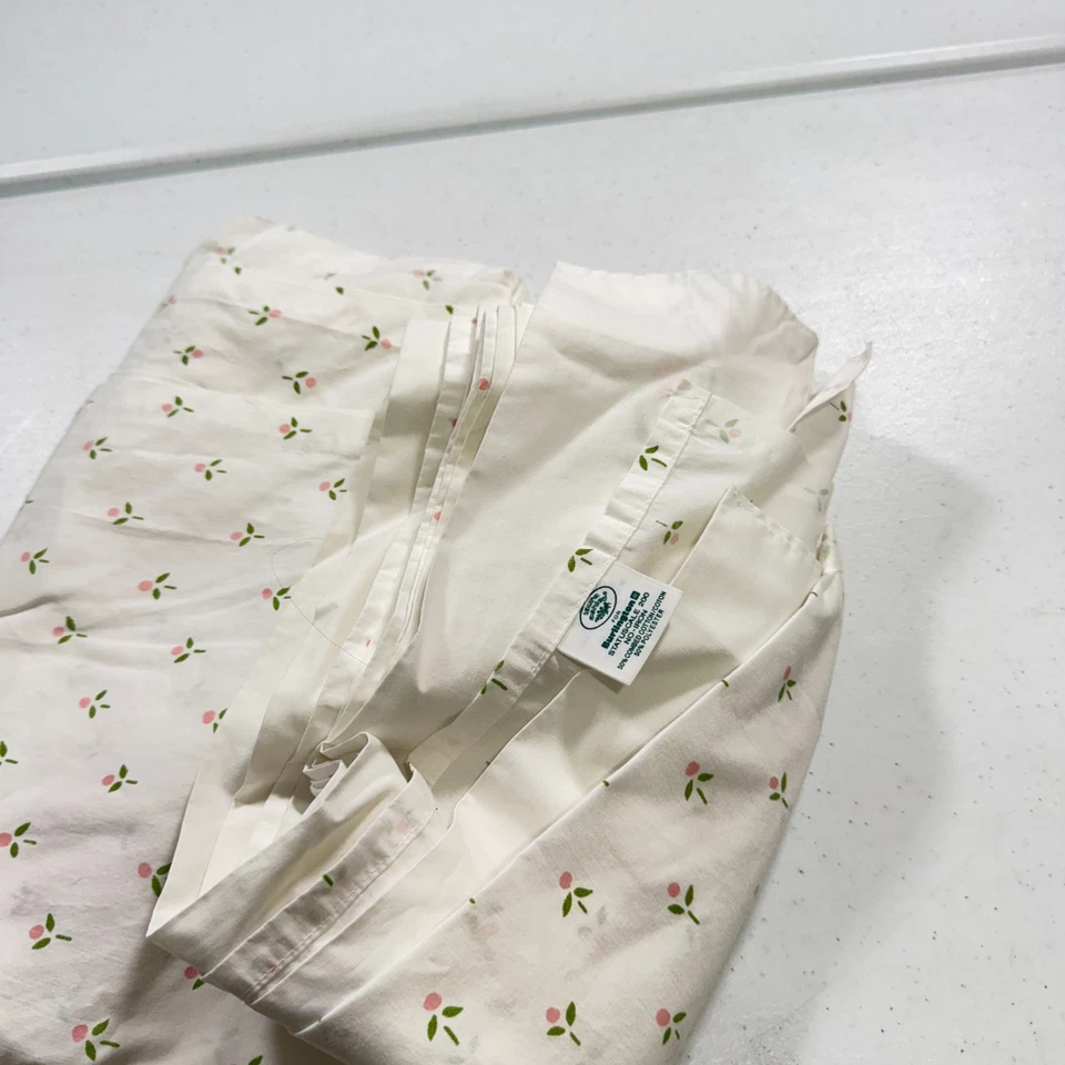 Sábana plana vintage Laura Ashley Burlington reina rosa floral y2k años 90 80 Foto 2 de 4