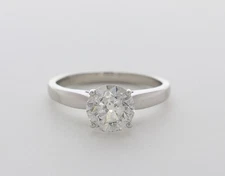 Solitaire Engagement Ring Solid 14K Gold 2.33 CT Round Lab-Grown Diamond F SI2