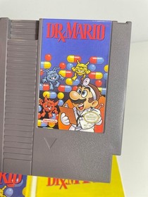 Dr Mario Nintendo NES Complete CIB Good Clean Authentic
