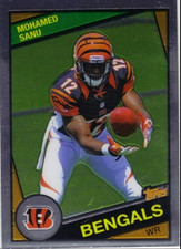 2012 Topps Chrome 1984 #13 Mohamed Sanu Rookie RC Card. rookie card picture