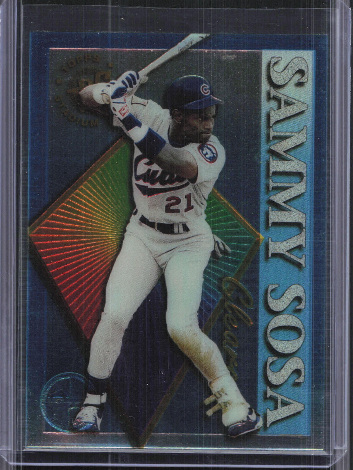 1995 Stadium Club #17 Sammy Sosa Clear Cut Members Only