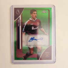 2025-26 Topps Chrome Premier League - Autographs Joe Cole #CA-CL Green Refractor