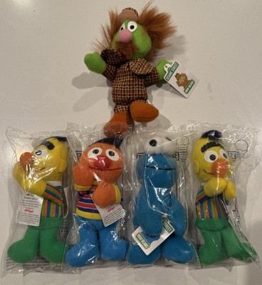 1999 Kellogg's Sesame Street Mini Beans 5 pk