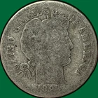 1897-S Barber Dime Almost Good AG Coin #33949