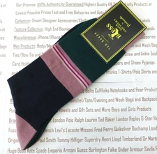 TED BAKER 1pk Pantherella Sock Mens 3-Design & Coloured UK 7-9.5 Socks BNIP R£19
