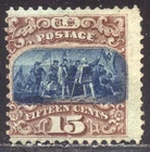 U.S. #118 RARE Mint - 1869 15c Pictorial ($9,000)