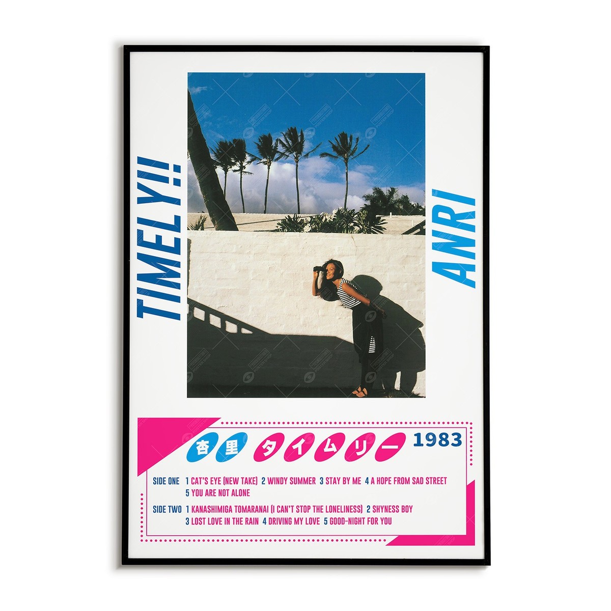 Anri Timely Poster | Retro 80s Japanese City Pop Music Art Print