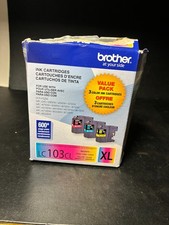 Genuine Brother LC103CL XL Magneta Cyan Yellow Color Set  exp 05/2028 New