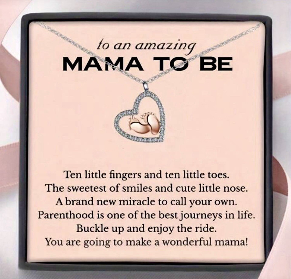 Collar Mamá Ser, Regalo Nueva Mamá, Esperando Madre, Collar Mamá Primera Vez