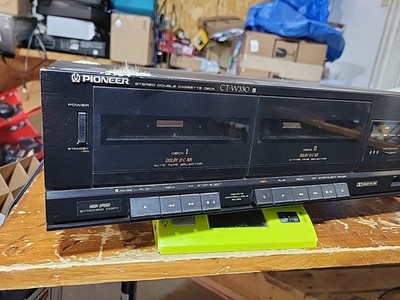 Pioneer Ct-w330 Vintage Stereo Dual Cassette Deck Tested for sale
