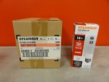 Case of 6 Sylvania CF14EL/A19/830 Soft White 60 Compact Fluorescent Bulbs