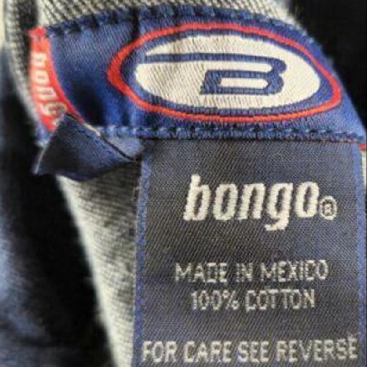 BONGO Size Medium Cropped Denim Jacket - image 5