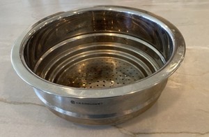 Le Creuset 23 cm Steamer Insert Stepped Base Rare Variant No Handles