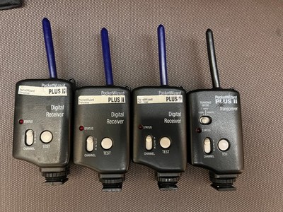 Pocket WIzard Plus II Transceivers - Four Units Read Description