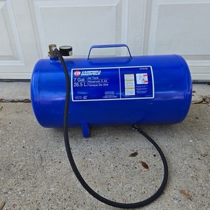 Campbell Hausfeld 7 Gallon Portable Air Tank - 125 PSI - Blue
