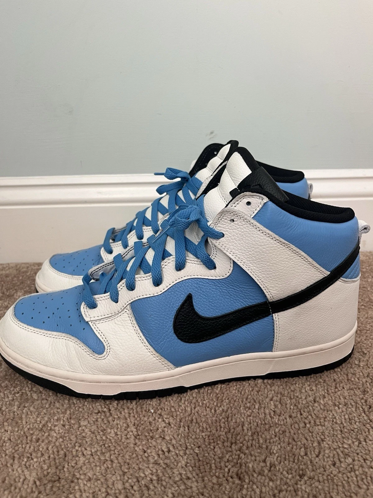 Nike Dunk High White UNC Tar Heel Blue | FV5511-900 Size Men 14