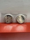 Lot Of 2- Flag Eagle Design Pledge of Allegiance 1 Oz .999 Silver Bullion Round