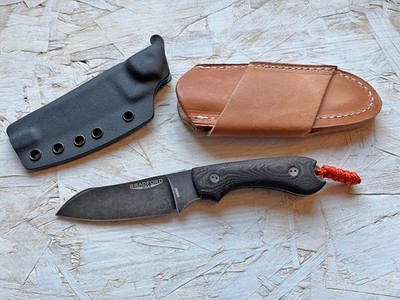 Bradford Guardian G3, Sheepsfoot Bohler N690, Micarta Handle & w/ Two Sheaths