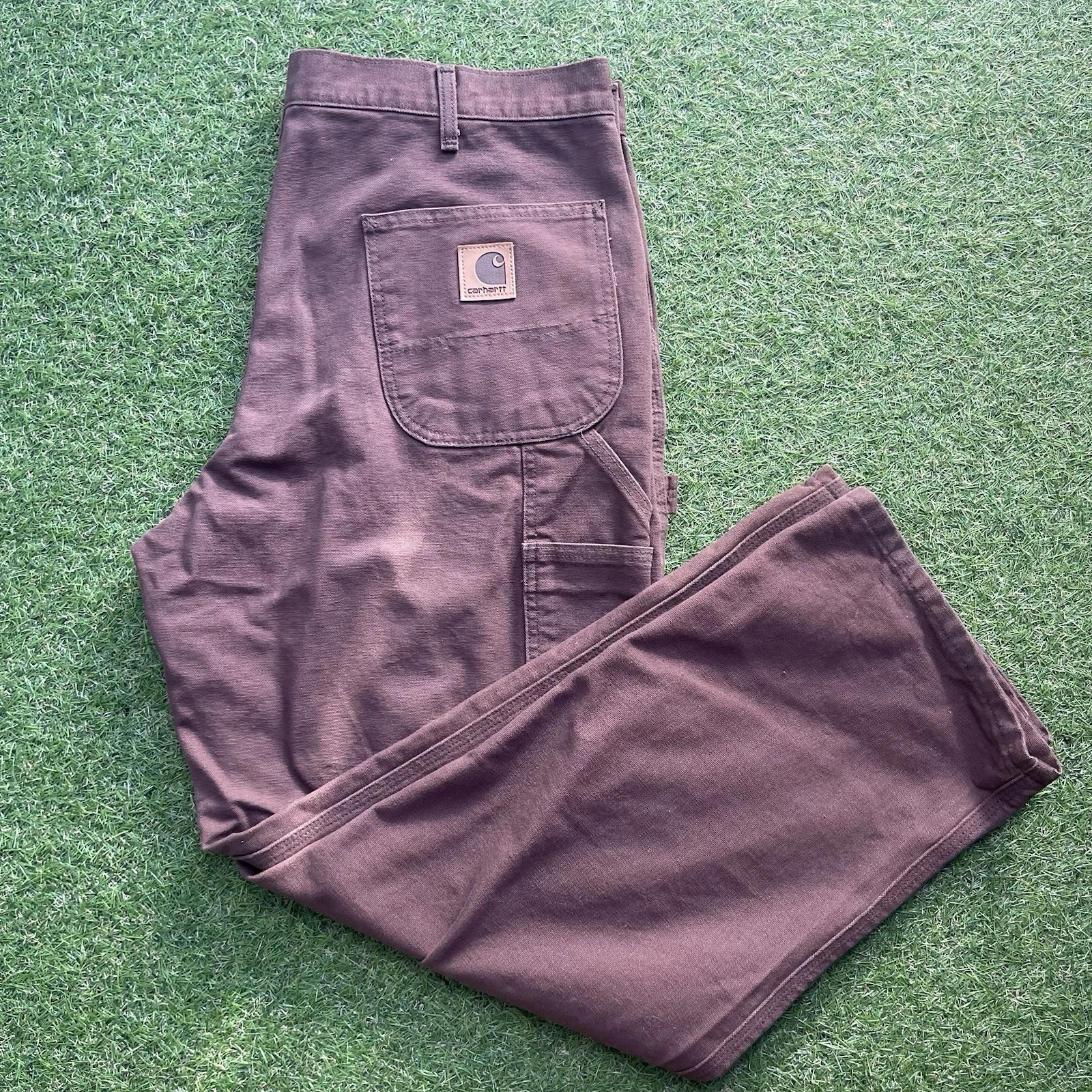 Vintage Carhartt Men's 38 X 30 Washed Duck Work Dungarees Bll CHT Baggy