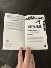 Sega CD Manual Only Cliffhanger W/Reg Card