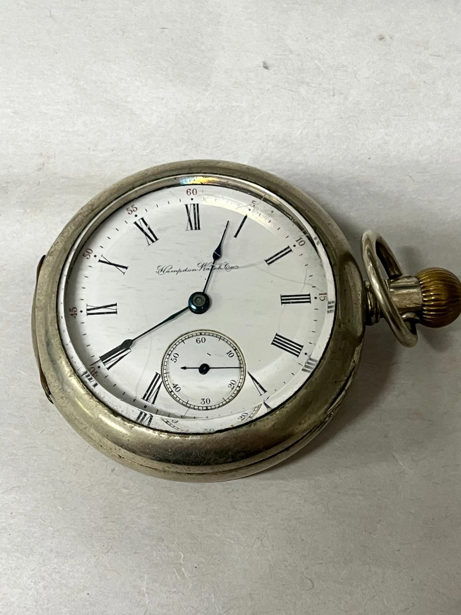 Hampden Roman Numerals Pocket Watch Pocket Watches with Vintage
