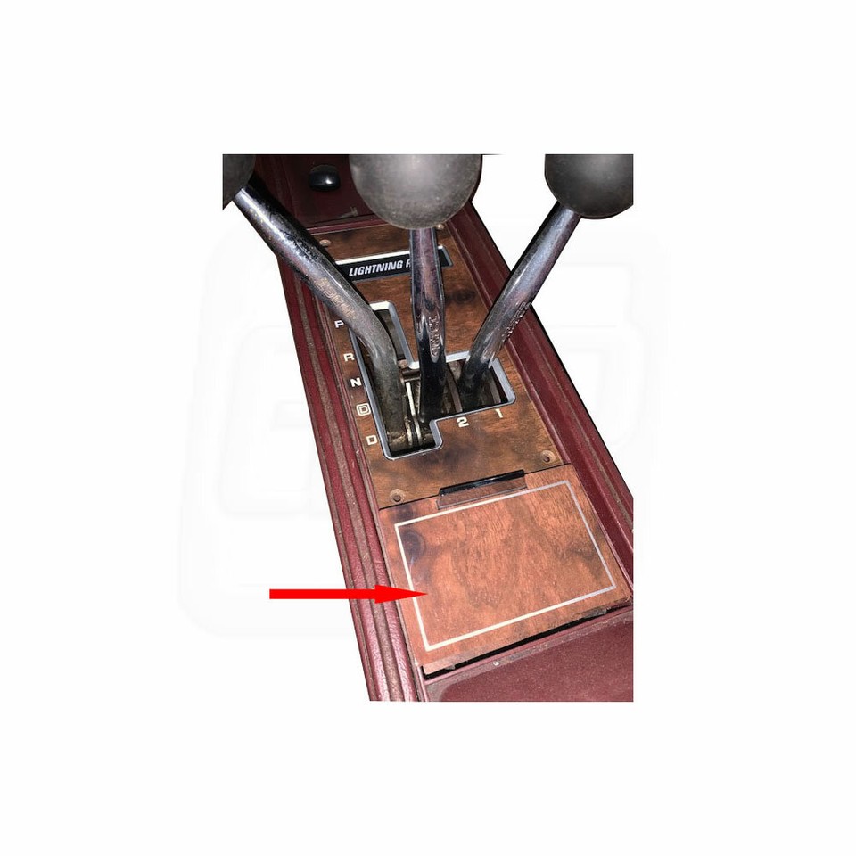 83-84 Hurst Olds Lightning Rod Shifter Console Indicator Top Plate ...