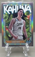 Zach Edey 2023-24 Bowman Chrome University U Big Kahuna Refractor SSP! Purdue