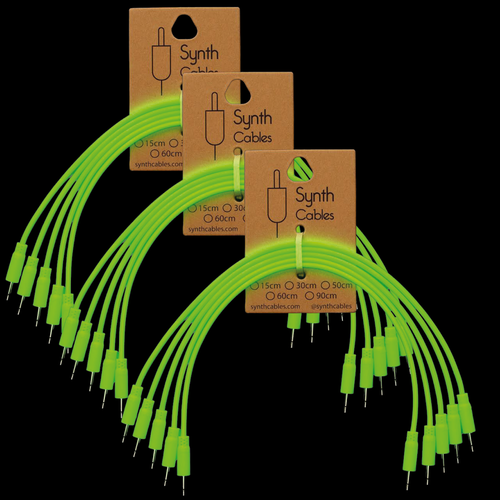 Cables de conexión EuroRack Glow in the Dark - 15 cm, 30 cm, 50 cm - Imagen 4 de 5