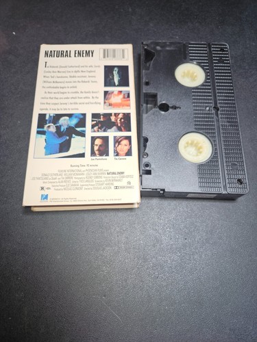 Natural Enemy (VHS, 1996) Donald Sutherland PM Video Rare Horror Thriller HTF - Picture 2 of 4