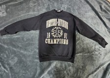 Vintage Rare New Orleans Saints 1991 NFC Champions  Sweatshirt Large
