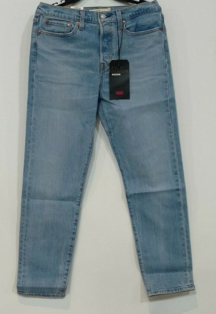 levi's wedgie high rise tapered leg