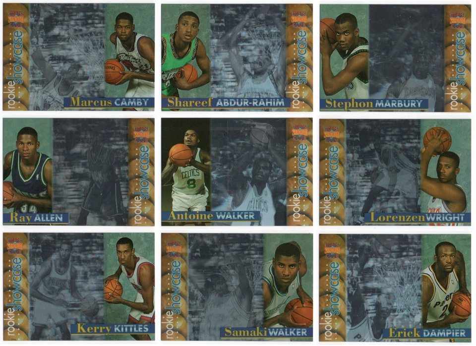 1996-97 Stadium Club Rookie Showcase 25 Cards Complete Set Kobe Bryant RC + - Image 3 of 3