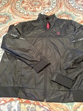 T Mobile Jacket Womens XL Black Track Windbreaker Employee Work Uniform
