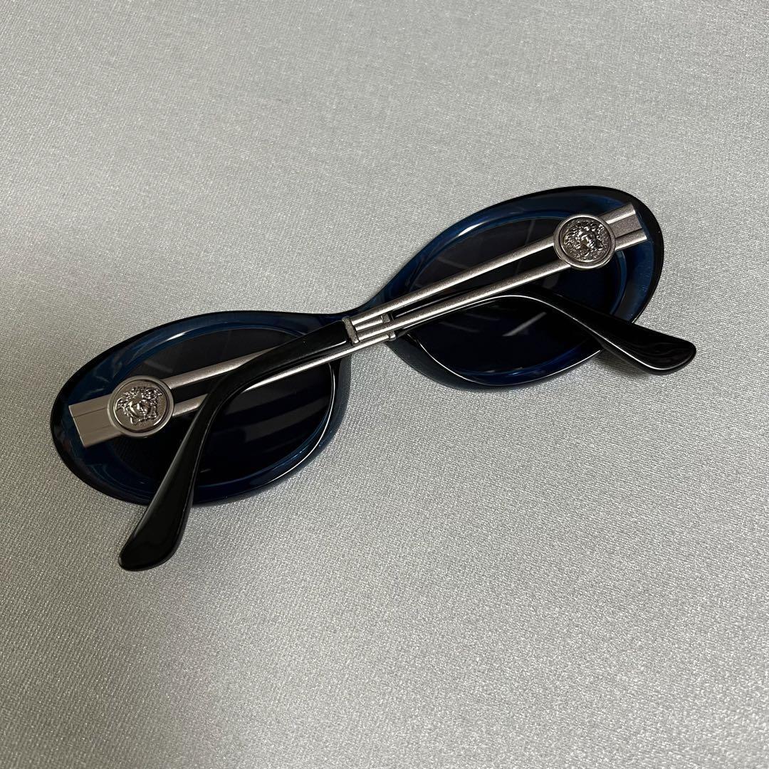 Gianni Versace Vintage sunglasses blue 90s Medusa Made in