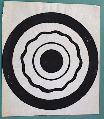 Original 1940's - 50's Modernist Design Idea Drawings '' INK ON VELUM '' Abstract