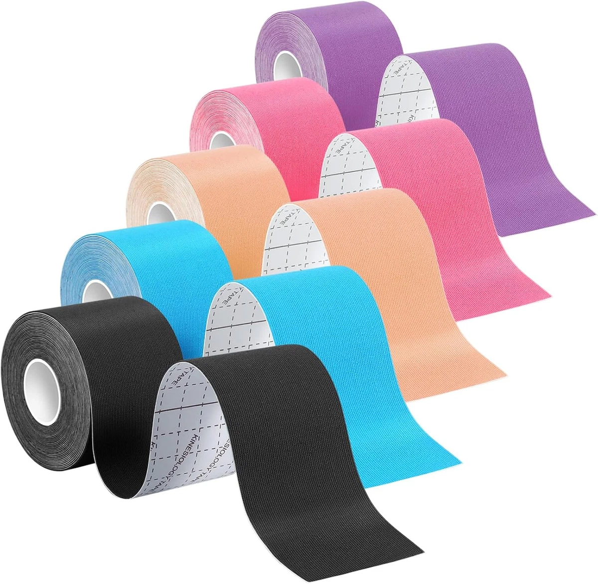 Taping Neuromuscolare Kinesiologico PHYSIO KIN 5m X 5cm - Colore Arancio