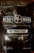 1 Ready Hour Entree/Military Meal/Survival Food /Camping: ABC Tomato Soup
