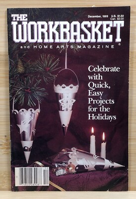 The Workbasket NOV/DEC 1989 VOL 55 #2 Celebrate with Quick, Easy Projects 